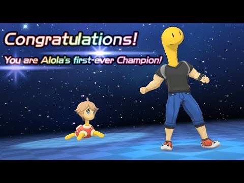 Beating Champion Hau with Only Level 1 Shuckle! - Pokémon Ultra Sun/Moon