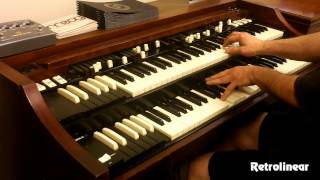 Video thumbnail of "Joe Pantano Killing it on the Hammond Organ - A-100 Restoration by Retrolinear"
