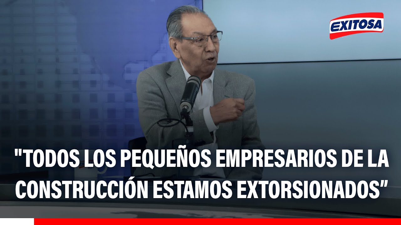 🔴🔵 Hugo Alache: "Todos los pequeños empresarios de la construcción estamos siendo extorsionados"