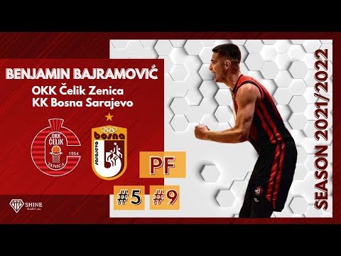 BENJAMIN BAJRAMOVIC | OKK CELIK / KK BOSNA | PREMIER LEAGUE BIH | SEASON 2021/2022 HIGHLIGHTS