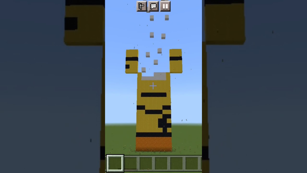 Minecraft pixel art Withered chica S2 Ep:26