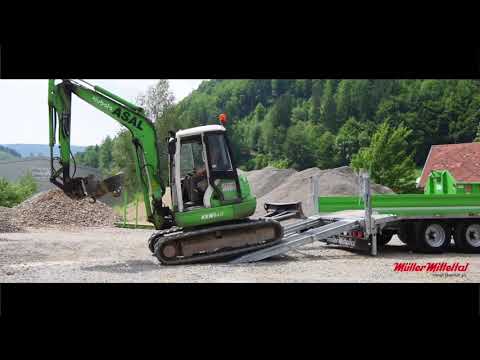 Müller Mitteltal Tandem Tieflader Überfahrbar