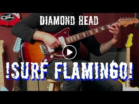 Diamond Head - Ben Woods - G&L Guitar (The Doheny) Surf Flamingo!