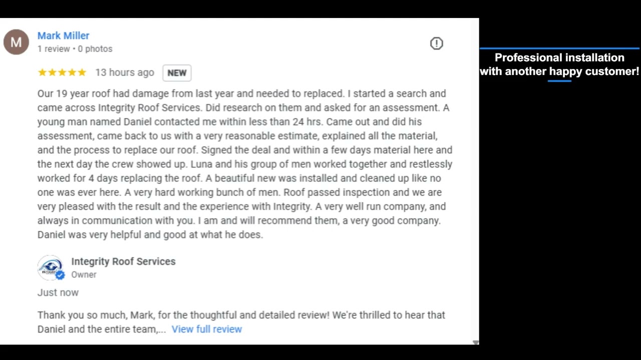 Integrity Roof Services transforms a new roof in leesburg, fl