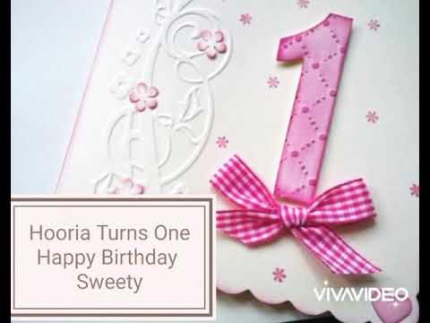 Hooria's First Birthday(MashaAllah Cute Baby)