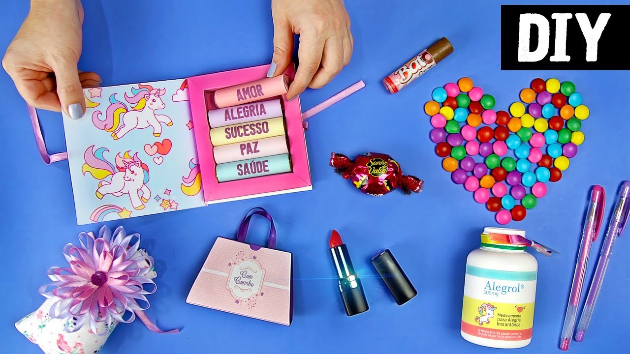 6 DIYS FÁCEIS e BARATOS 💰💖 Dicas para Presentear