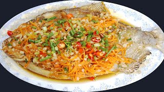 Sweet and Sour Piranha Fish Recipe| How To Cook Most Dangerous Amazon Piranha Fish