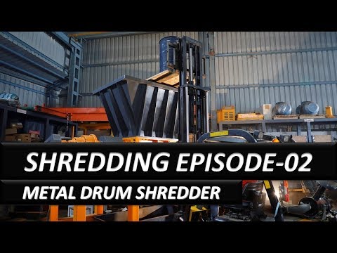 Metal Drum Shredder