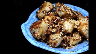 (1分鐘學煮）蒜茸蝦醬炒吞拿魚 Stir-fry tuna with crispy prawn chilli sauce