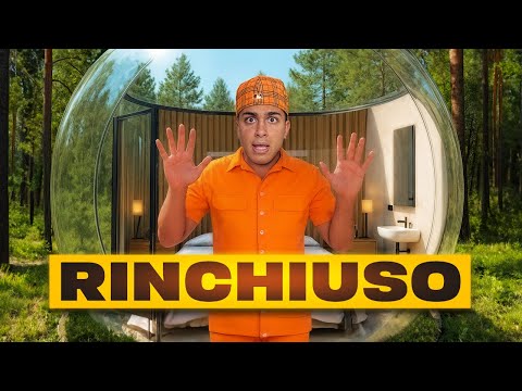 RINCHIUSO in una BOLLA di VETRO per 24 ORE.. (finito male)