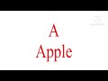 A Apple B Ball C Cat