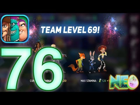 Disney Heroes: Battle Mode Gameplay Walkthrough Part 76 - Team Level 69! (iOS, Android)