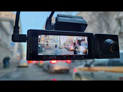 Видеорегистратор AZDOME M550 3 Channel Dash Cam. Ч1 Распаковка.