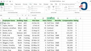 How to count row and column data with criteria using COUNTIF Excel Function