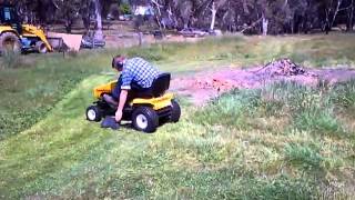 Greenfield Mower fast turns