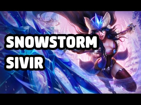 SNOWSTORM SIVIR SKIN SPOTLIGHT - LEAGUE OF LEGENDS