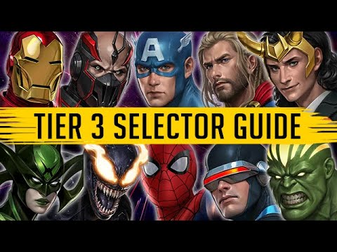 Tier 3 Selector Guide 2023 (1st to 25th Ranked) - Marvel Future Fight
