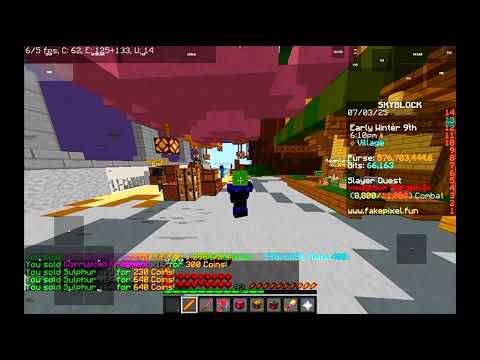 Best Slime Minion Setup I use and you should use for money in 👑Fakepixel SkyBlock 👑