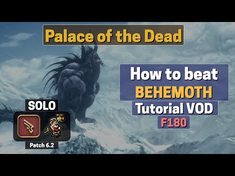 Solo Palace of the Dead (PotD) Machinist (MCH )180 (Behemoth) Guide