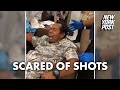 Grown Man Flips Out Over A Shot New York Post
