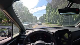 POV driving back to school (Binaural Audio | 4K POV Video | 2023 Subaru WRX)