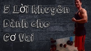 5 lời khuy&ecirc;n gi&uacute;p tập Vai hiệu quả cho người mới tập Gym | Nguyễn Ho&agrave;ng Gym
