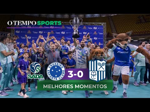 Sada Cruzeiro vence o Itambé Minas e, de novo, é campeão mineiro de vôlei
