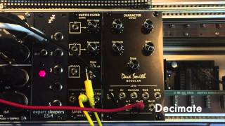 Video thumbnail for Dave Smith Modular DSM02 " Mangling Drum Sounds 1 " by tacmist