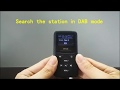 Portable Pocket DAB Digital Radio Receiver with Bluetooth MP3 Player
