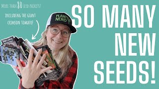 MASSIVE Baker Creek Seed Haul + the Giant Crimson tomato!