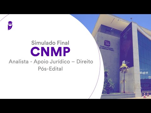 Simulado Final CNMP – Analista - Apoio Jurídico - Direito – Pós-Edital – Correção