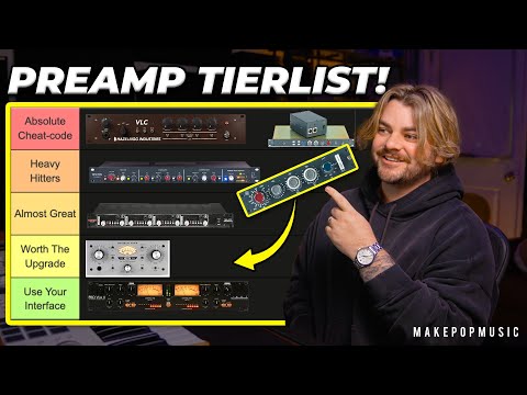 The BEST and WORST Mic Preamps (Mic Preamp and Channel Strip Tierlist)