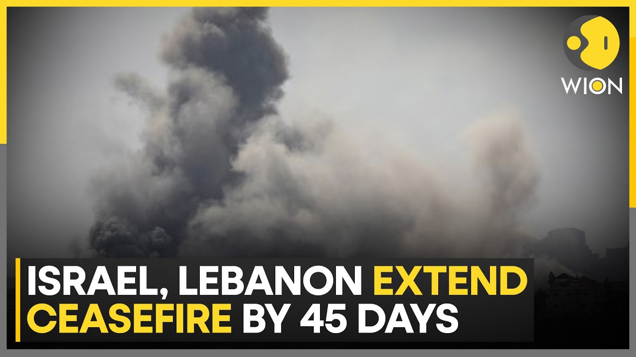 Israel-Lebanon Ceasefire: US Announces Extension of Israel-Lebanon Truce | WION