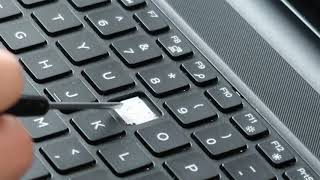 How To Fix Key for Dell Vostro Laptop - Replace Keyboard Key Small Sized Keyboard Key