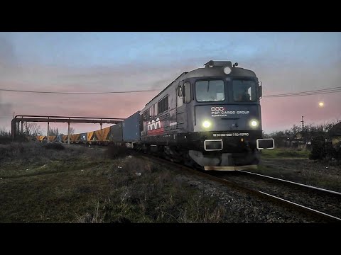 DA 1289(PSP Cargo) tranzitează comuna Chișoda cu un marfar intermodal.