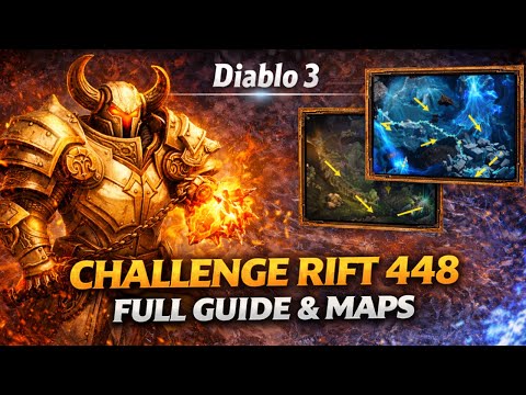 Diablo 3 Challenge Rift 448 Guide - Crusader Build, Map Paths & Tips