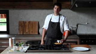 Kitchen Sessions: Cornflour Dusted Catfish with Summer Bean and Cornbread Salad