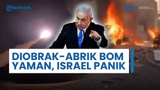 Rangkuman Perang Timur Tengah: Pusat Tel Aviv 'Bolong' Kembali Diteror Rudal Panas Houthi 'Menggila'