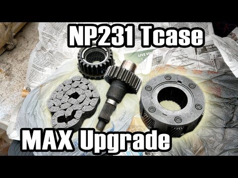 Jeep NP231 T-case Wide Chain/6 Pinion Upgrade