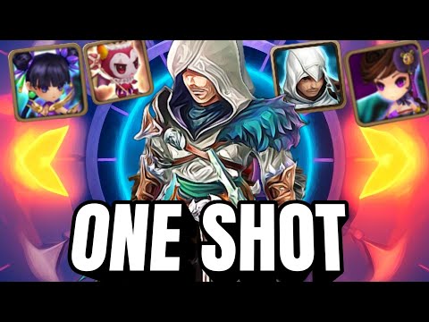it takes seconds for him to cleave! - Summoners War