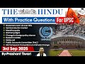 The Hindu Analysis 3rd September 2025 The Hindu News Paper Today With Practice Questions