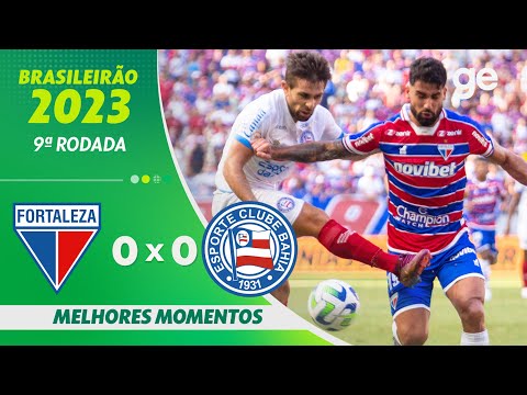 Gols e lances de Fortaleza x Bahia