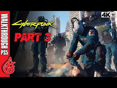 Cyberpunk 2077 Gameplay Walkthrough Part 3 [4K 60FPS PS5] The Rescue - No Commentary