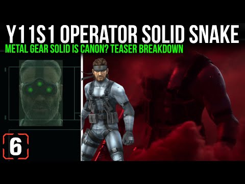 SOLID SNAKE CONFIRMED Y11S1 OPERATOR - Rainbow Six Siege! (Teaser Breakdown)