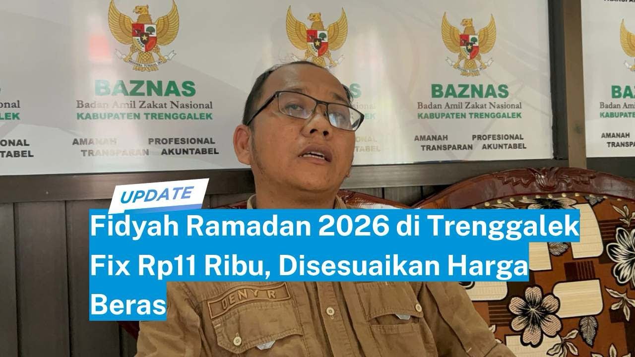 Fidyah Ramadan 2026 di Trenggalek Fix Rp11 Ribu, Disesuaikan Harga Beras