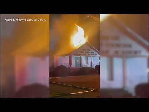 Fayetteville church marches on after schoolhouse destroyed by fire on New Year's Eve