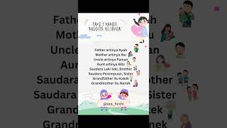 Download lagu ✨LAGU EDUKASI ANAK ✨ Belajar nama-nama anggota keluarga dalam bahasa Inggris #laguanakbahasainggris mp3