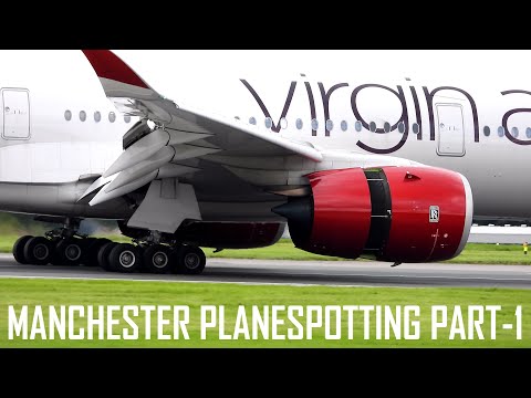 CLOSE UP Plane Spotting at Manchester Airport 27 Takeoffs and Landings | 8th August 2023 | Part 1