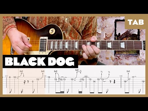 Led Zeppelin - Black Dog - Guitar Tab | Lesson | Cover | Tutorial