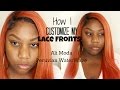 How I Bleach And Customize My Frontals Ali Moda Peruvian Water Wave Part 1 2